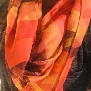 Charming Charlie Multi-shade Orange scarf